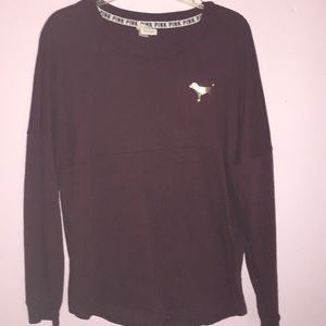 VS Pink crew neck sweatshirt